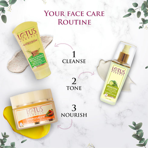 Lotus Herbals Tea Tree And Cinnamon AntiAcne Oil Control Face Wash